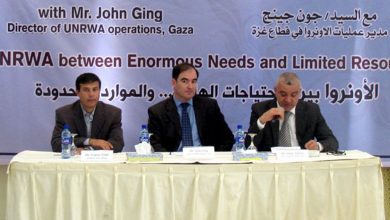 Photo of Session with Mr. John Ging- Director of UNRWA operations