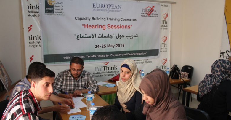 Photo of Pal-Think trains youth to engage in direct political dialogue through a focus on "Hearing Sessions"