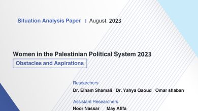 Photo of New Release – Situation analysis paper| Women in the Palestinian Political System 2023: Obstacles and Aspirations