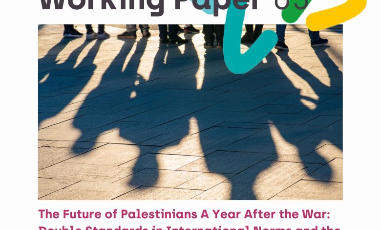 Photo of Working Paper: The Future of Palestinians A Year After the War: Double Standards in International Norms and the Stalemate of Democratic Transition