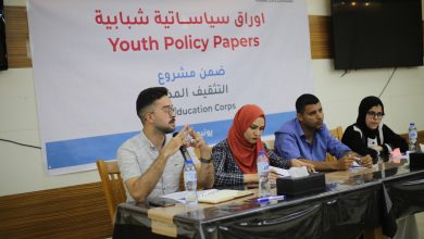 صورة “أوراق سياساتية شبابية” انتاج أعضاء هيئة التثقيف المدني في بال ثينك